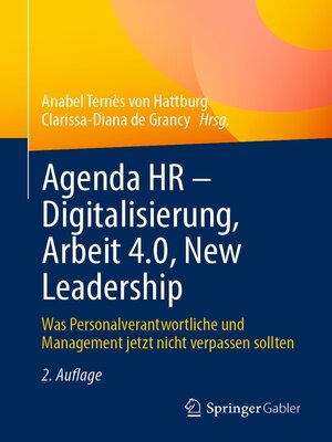 cover image of Agenda HR – Digitalisierung, Arbeit 4.0, New Leadership